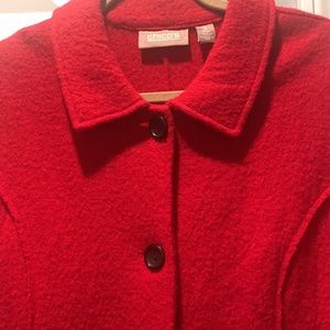 Chico’s Boiled Wool Jacket